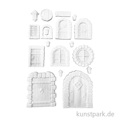 Artikelbild 2 des Artikels “Stamperia Silikon Gießform - Hidden Grove Door Window, A5 “