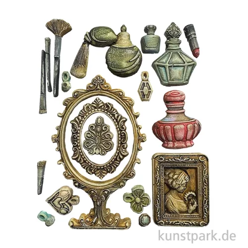 Artikelbild 2 des Artikels “Stamperia Silikon Gießform - Masquerade Beauty Accessories, A5 “