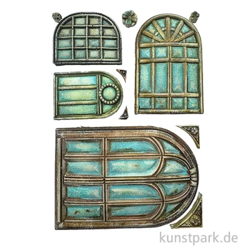 Artikelbild 2 des Artikels “Stamperia Silikon Gießform - Masquerade Windows, A5 “