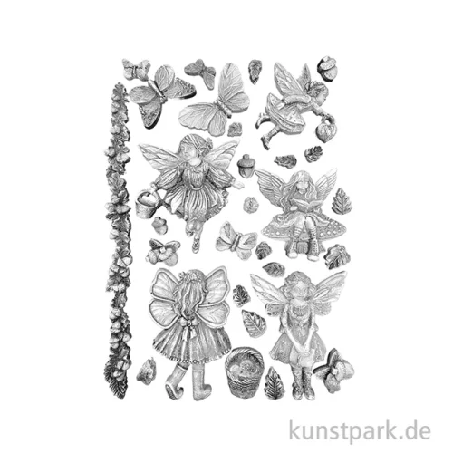 Artikelbild 2 des Artikels “Stamperia Silikon Gießform - Whispering Woods Fairies, A5 “