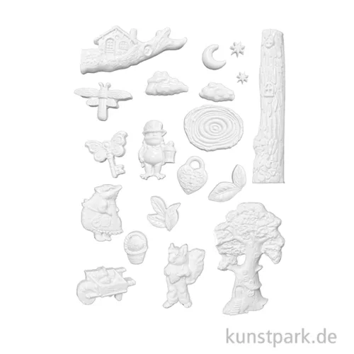 Artikelbild 2 des Artikels “Stamperia Soft Mould (Gießform) - Hidden Grove, A4 “