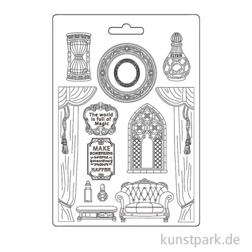 Artikelbild 2 des Artikels “Stamperia Soft Mould (Gießform) - Master of Magic Room, A4 “