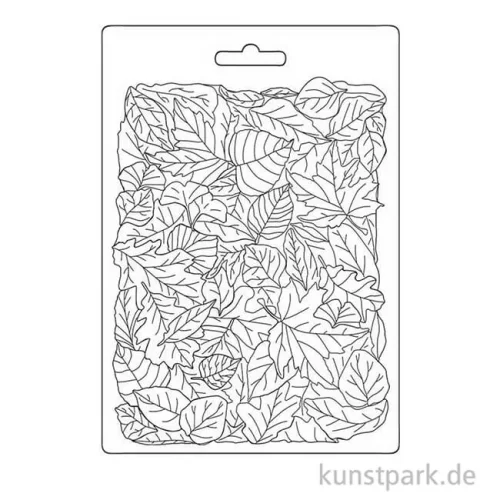 Artikelbild 2 des Artikels “Stamperia Soft Mould (Gießform) - Woodland Leaves Pattern, A5 “