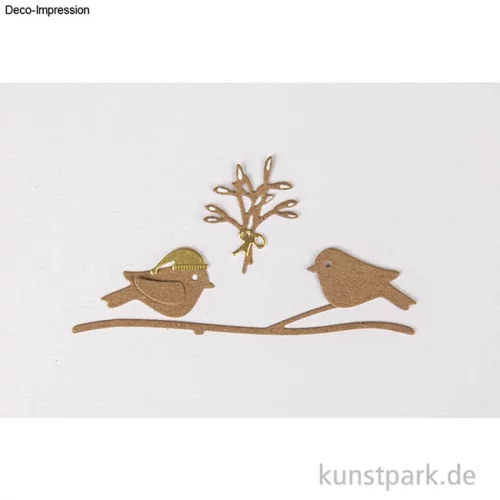 Artikelbild 2 des Artikels “Stanzschablonen Set - Wintervögel, 8 Stück “