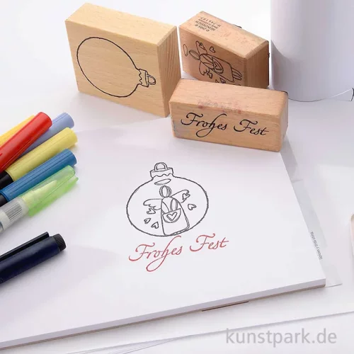 Artikelbild 2 des Artikels “Stempel - Christbaumkugel für große Kreise, 6 x 7 cm “