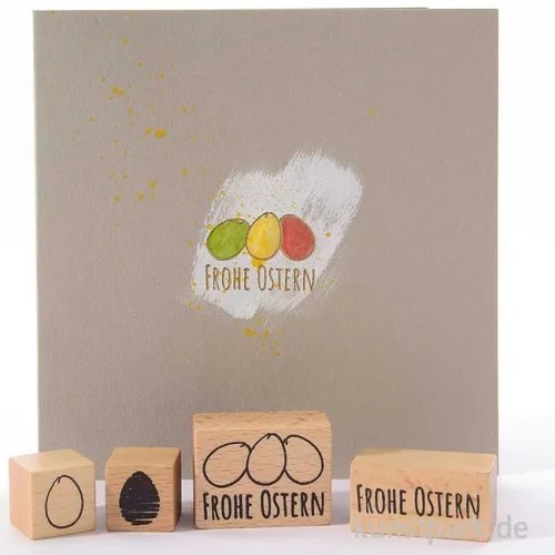 Artikelbild 2 des Artikels “Stempel - Frohe Ostern Eier, 3 x 4 cm “