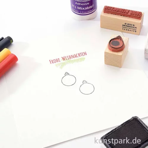 Artikelbild 2 des Artikels “Stempel - Frohe Weihnachten, 2 x 5 cm “