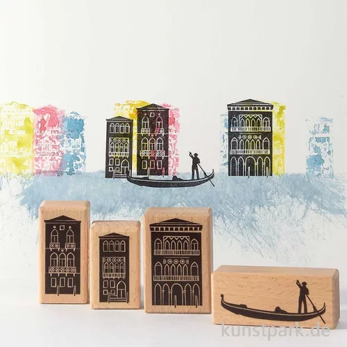 Artikelbild 2 des Artikels “Stempel - Gondoliere Venedig, 3 x 7 cm “