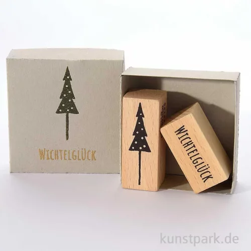 Artikelbild 2 des Artikels “Stempel - Wichtelglück, 2 x 4 cm “