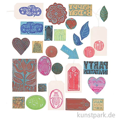 Artikelbild 2 des Artikels “Stempelgummi, Quadratisch, 4 x 4 cm, 3 Stück “