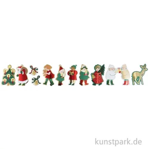 Artikelbild 2 des Artikels “Sticker - Weihnachtskinder, 100 Aufkleber “