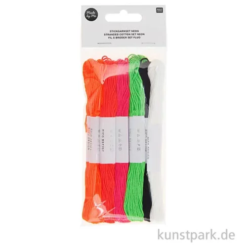Artikelbild 2 des Artikels “Stickgarn Neon Set, je 8 m, 10-teilig “