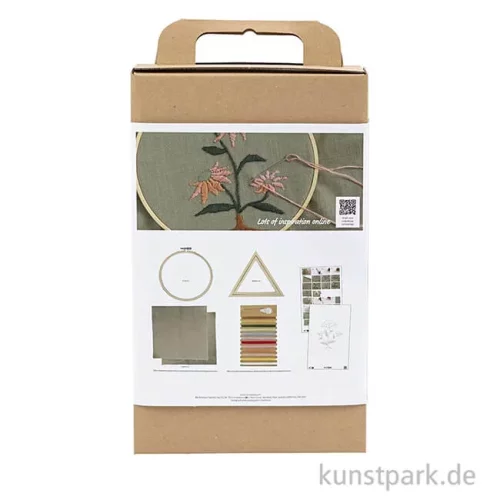 Artikelbild 2 des Artikels “Stickset für Anfänger - Rahmen, Staubgrün “