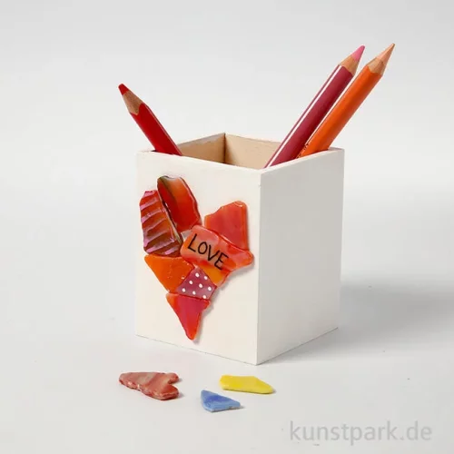 Artikelbild 2 des Artikels “Stifthalter aus Holz - Quadratisch “