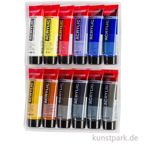 Artikelbild 2 des Artikels “Talens AMSTERDAM Acrylfarben Set mit 12 x 20 ml - Urbane Farben “