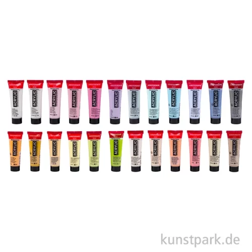 Artikelbild 2 des Artikels “Talens AMSTERDAM Acrylfarben Set mit 24 x 20 ml - Weiche Farben “