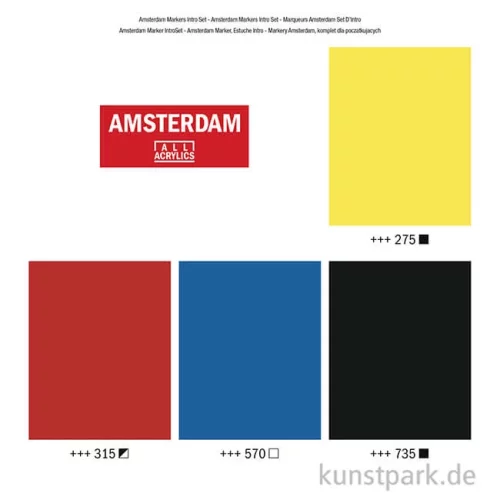 Artikelbild 2 des Artikels “Talens AMSTERDAM Acrylic Marker - Intro Set 4x4 mm “