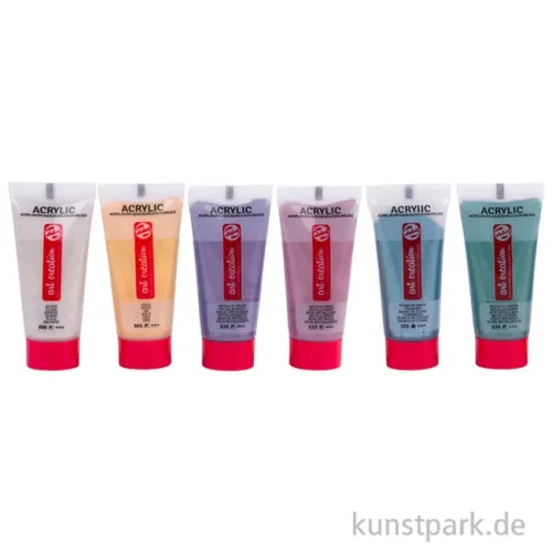Artikelbild 2 des Artikels “Talens Art Creation Acrylfarben Set, 6 x 12 ml Tuben - Metallic “