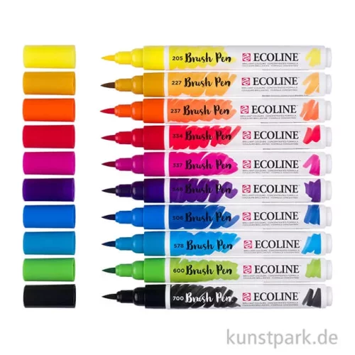 Artikelbild 2 des Artikels “Talens ECOLINE Brush Pen 10er Set “