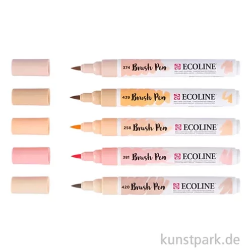 Artikelbild 2 des Artikels “Talens ECOLINE Brush Pen 5er Set - Beige Rosa “