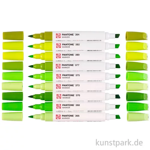 Artikelbild 2 des Artikels “Talens Pantone Marker Set - 9 Green Yellow Farben “
