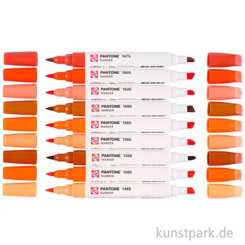 Artikelbild 2 des Artikels “Talens Pantone Marker Set - 9 Warm Red Farben “