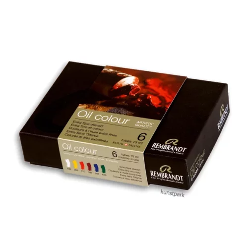 Artikelbild 2 des Artikels “Talens REMBRANDT Ölfarbe Starterset mit 6 x 15 ml Tuben im Karton “