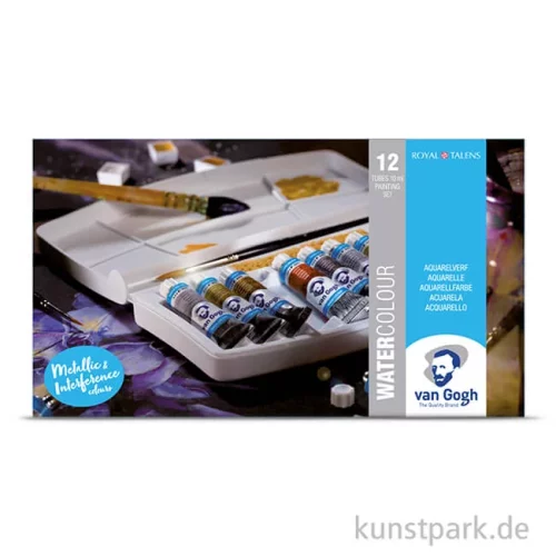 Artikelbild 2 des Artikels “Talens VAN GOGH Aquarell Metallic Edition Kunststoff-Set 12x10 ml Tube “