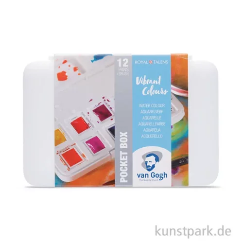 Artikelbild 2 des Artikels “Talens VAN GOGH Aquarell Pocket Box Intensive Farben, 12 halbe Napf “