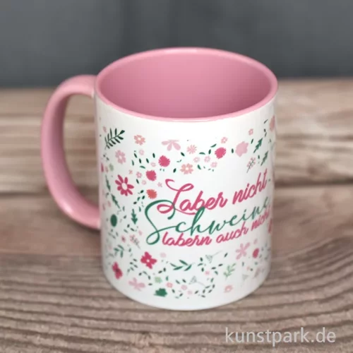 Artikelbild 2 des Artikels “Tasse, Rosa, Bedruckt, Design, Laber nicht “