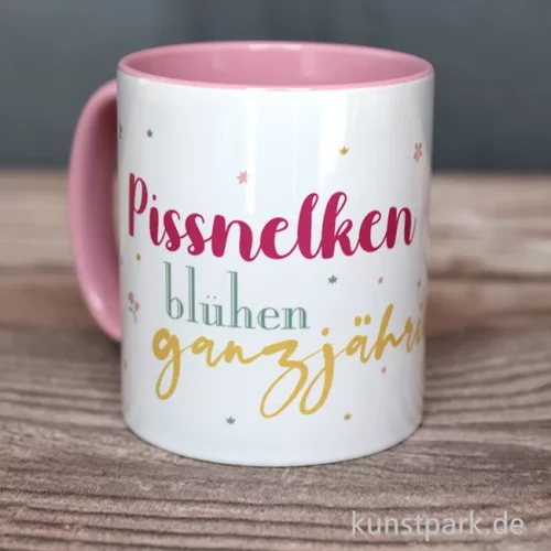 Artikelbild 2 des Artikels “Tasse, Rosa, Bedruckt, Design, Pissnelke “
