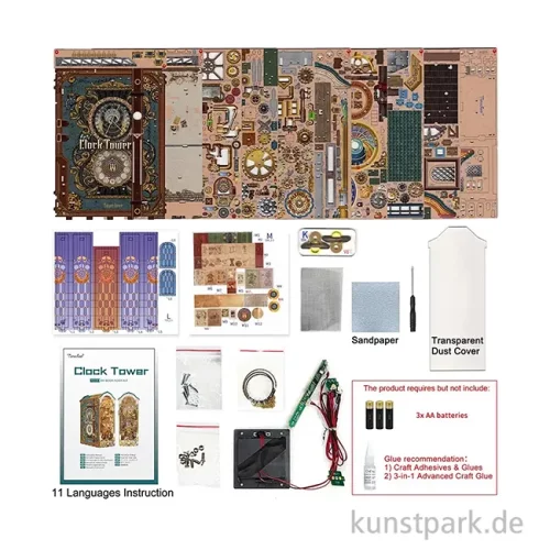 Artikelbild 2 des Artikels “TONECHEER Book Nook - Clock Tower “