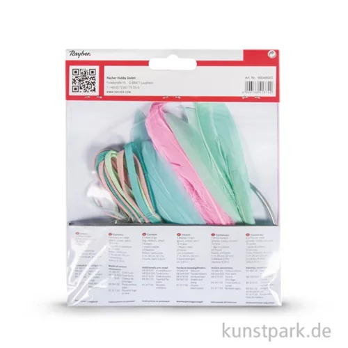 Artikelbild 2 des Artikels “Traumfänger Set - Bunt-Pastell, 17x33 cm “