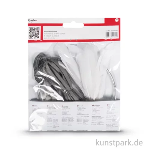 Artikelbild 2 des Artikels “Traumfänger Set - Weiß-Grau, 17x33 cm “