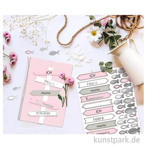 Artikelbild 2 des Artikels “Stanzteile - Meine Kommunion, Rosa, 312 Stück “