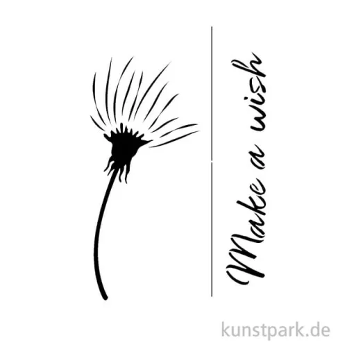 Artikelbild 2 des Artikels “Viva Decor Universal-Schablone DIN A3 - Pusteblume “