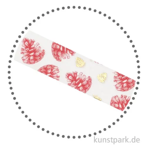Artikelbild 2 des Artikels “Vivi Gade Washitape - Punkte Rot, 15 mm, Set mit 2x4 m “
