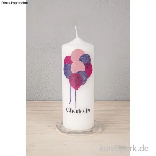 Artikelbild 2 des Artikels “Wachsfolie Glimmer in 8 bunten Farben, 10 x 5 cm “