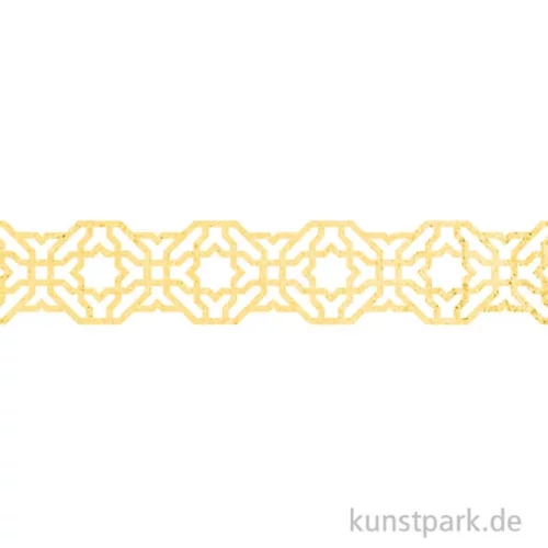 Artikelbild 2 des Artikels “Washi-Dekor-Tape, Hotfoil Ornament Gold, 15 mm, 5 m Rolle “