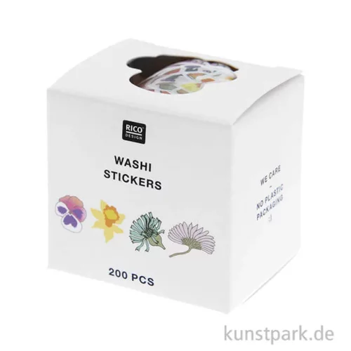 Artikelbild 2 des Artikels “Washi Sticker - Futschikato, Blumen, 200 Aufkleber “