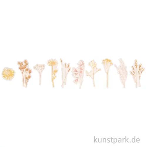 Artikelbild 2 des Artikels “Washi Sticker - Transformation Trockenblumen, 200 Stück “