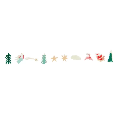 Artikelbild 2 des Artikels “Washi Sticker - Winterwald, 200 Aufkleber “