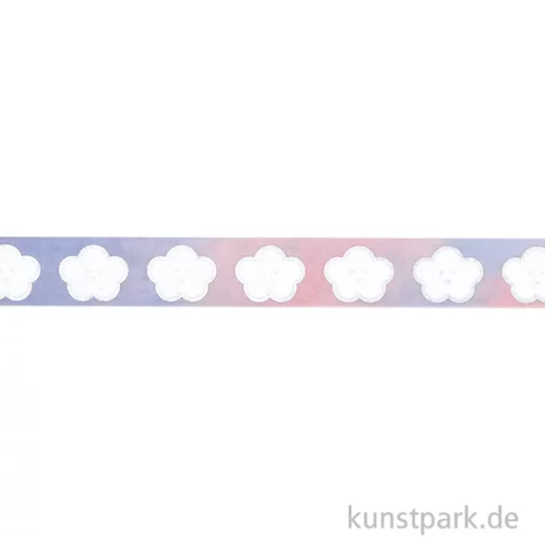 Artikelbild 2 des Artikels “Washi Tape - Chingu, Wolken, 15 mm, 10 m Rolle “
