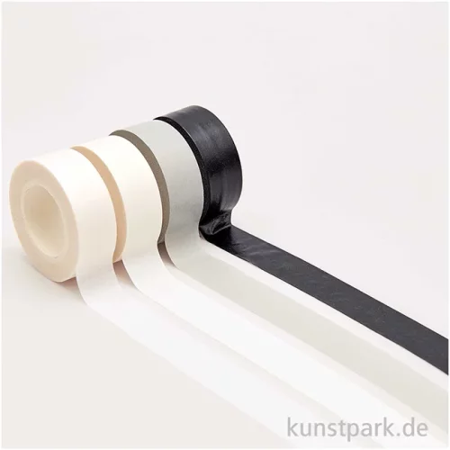 Artikelbild 2 des Artikels “Washi Tape Set - Schwarz & Weiß, 4 Stück, je 10m “