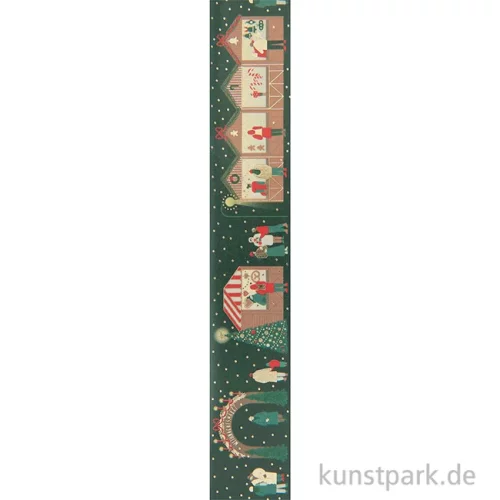 Artikelbild 2 des Artikels “Washi Tape - Weihnachtsmarkt, 30 mm, 10 m Rolle “