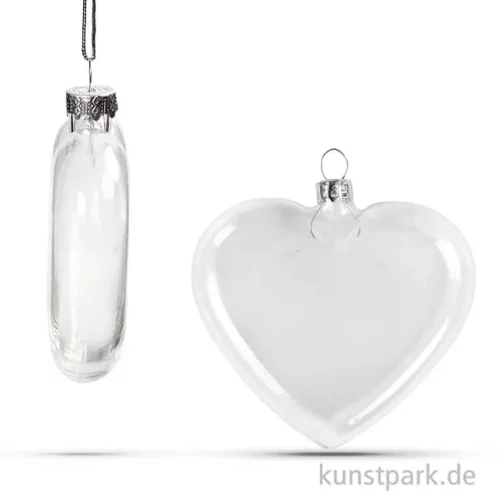 Artikelbild 2 des Artikels “Weihnachtskugel in Herzform, 7,8x9 cm, 6 Stück “