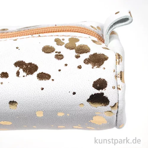 Artikelbild 2 des Artikels “Wildleder-Etui - Splash, Gold, Rund “