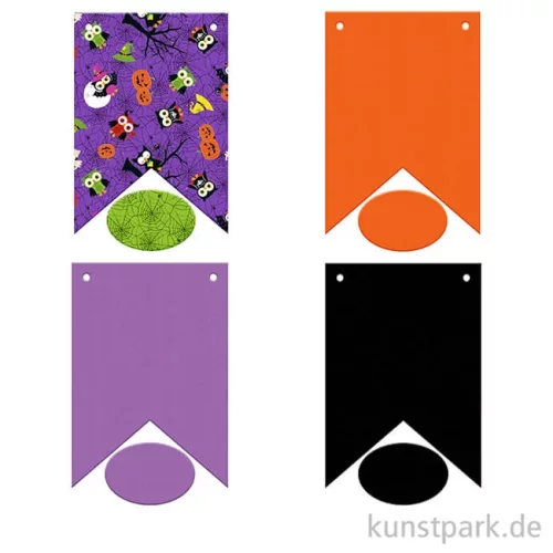 Artikelbild 2 des Artikels “Wimpel-Kette Halloween - Fähnchen, Länge 1,65 m “