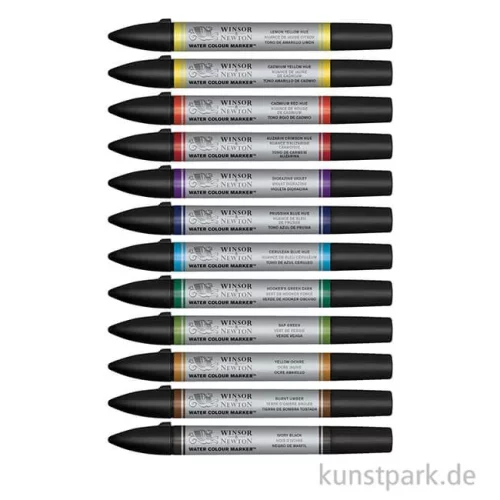 Artikelbild 2 des Artikels “Winsor & Newton Watercolour Marker 12 Stifte im Set “