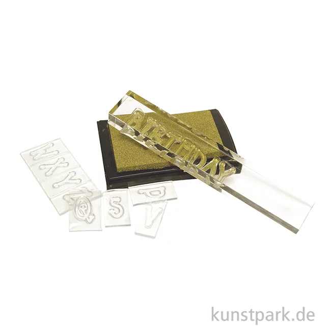Artikelbild 3 des Artikels “Acrylblock Set für Stempel, 3 verschiedene Größen “